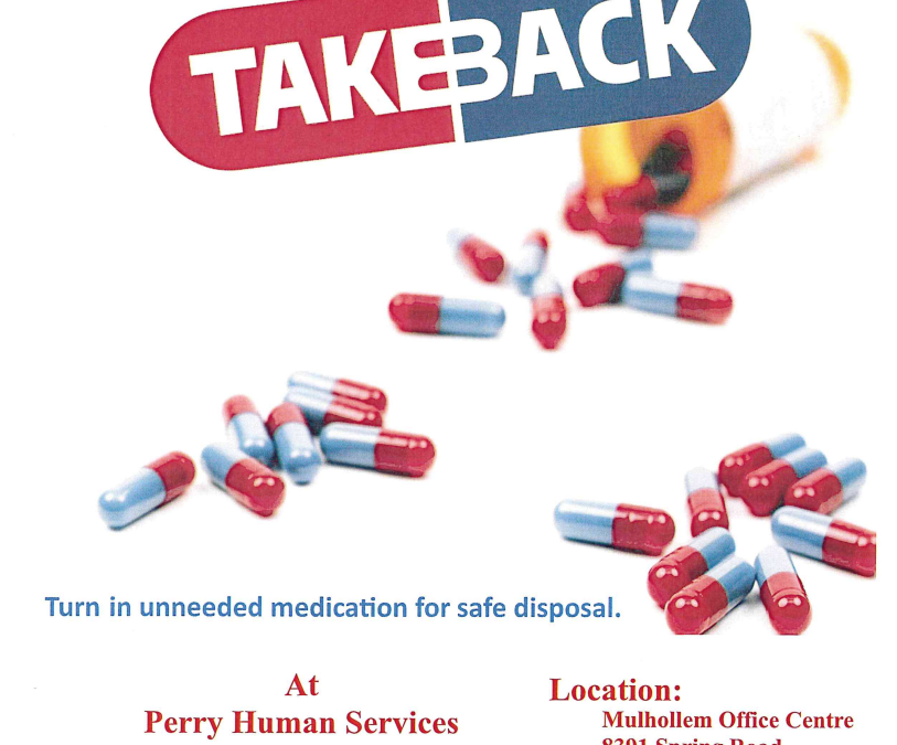 DEA National RX TakeBack October 26, 2024