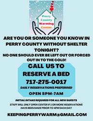 Warming Center Flyer